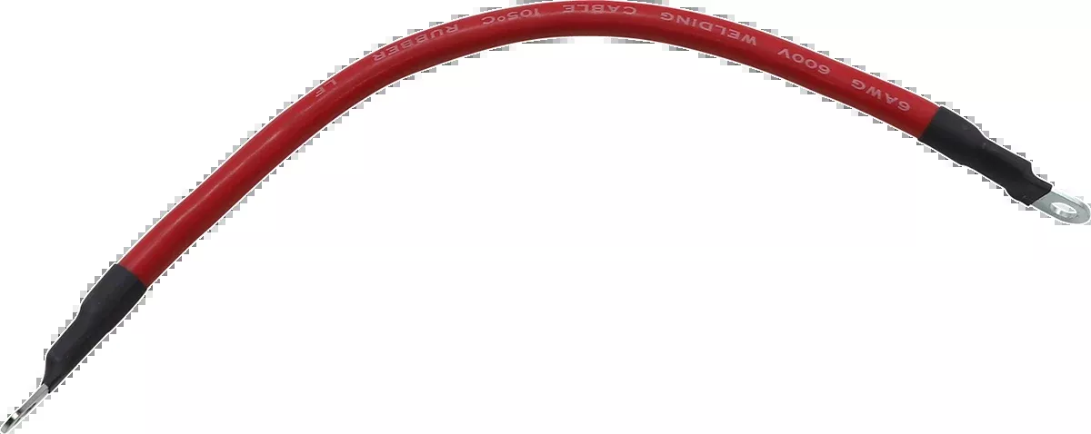 Moose Offroad Battery Cable – 10″ – Red-680-6710