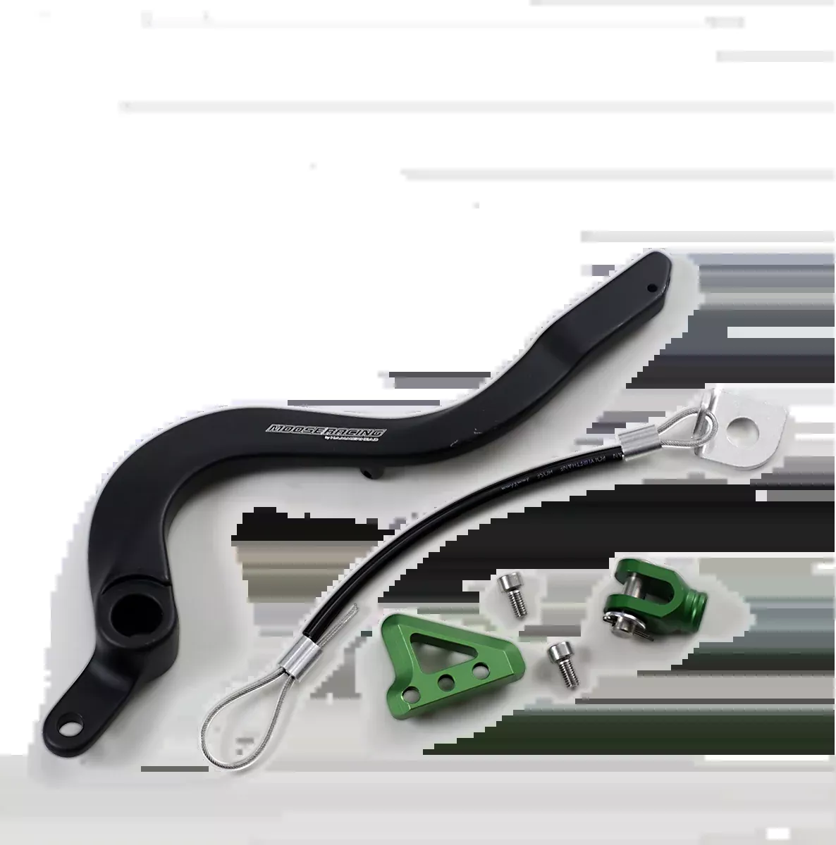 Moose Offroad Brake Pedal – Green – Kawasaki-82-0341-21-33