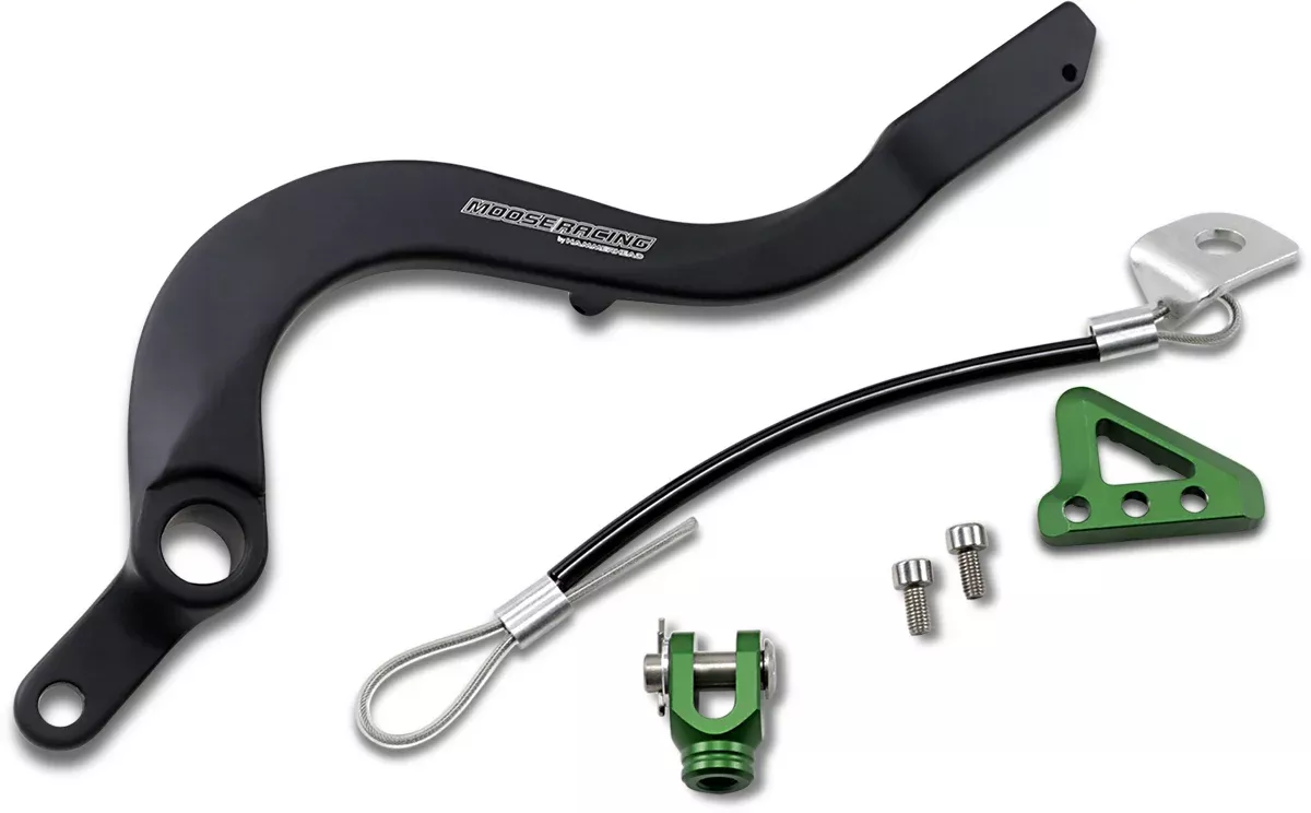 Moose Offroad Brake Pedal - Green - Kawasaki-82-0342-21-33