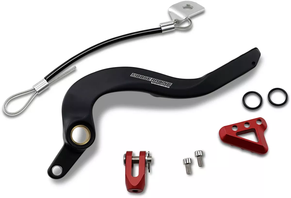 Moose Offroad Brake Pedal – Red – Honda-82-0107-21-11