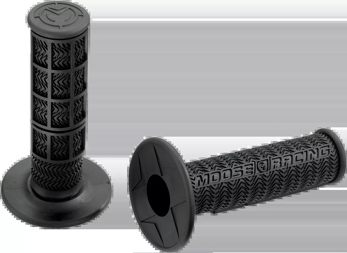 Moose Offroad Flange Style Stealth MX Grips – Black-B01MXB