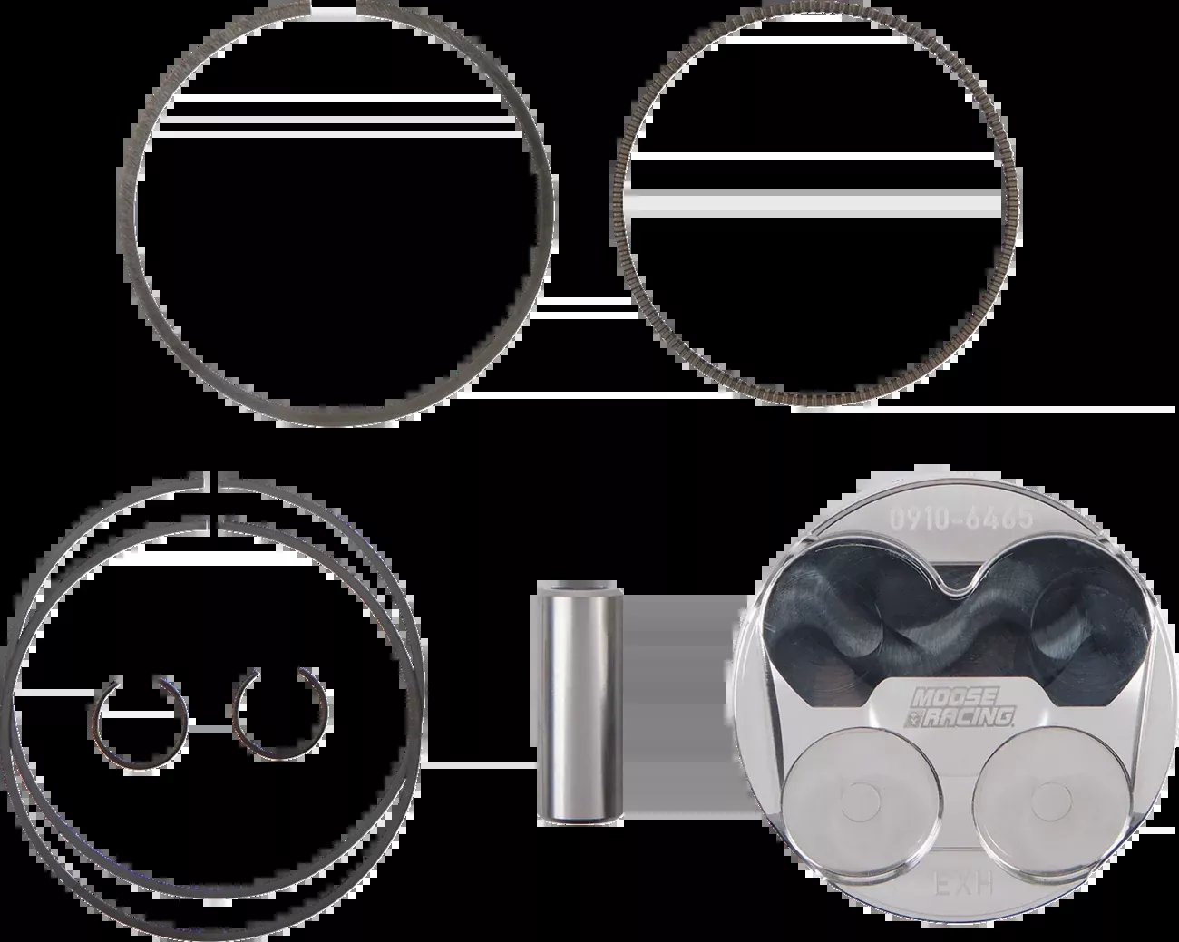 Moose Offroad Piston Kit – 78.00 mm – Honda-MP2000C