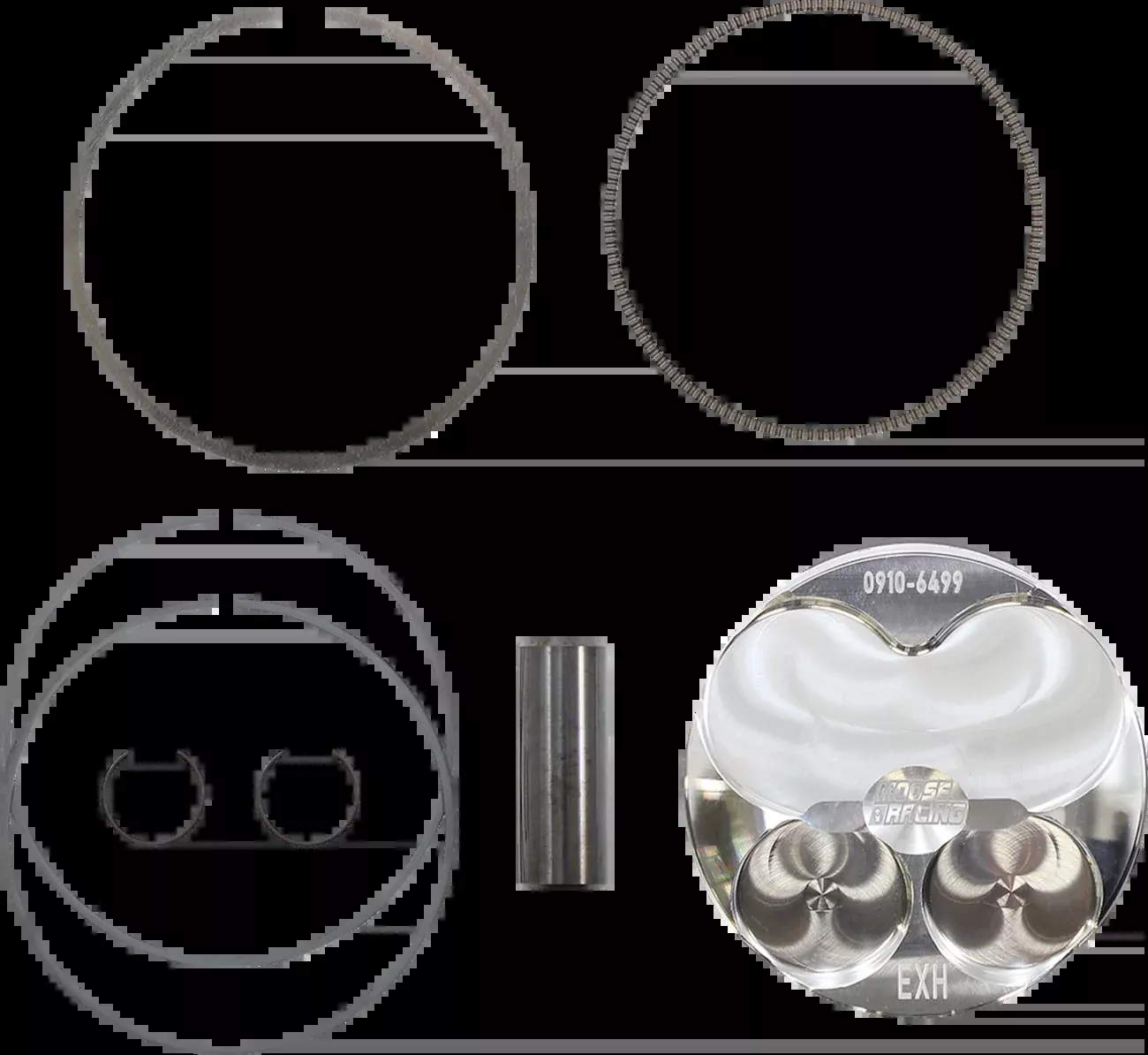 Moose Offroad Piston Kit – 78.00 mm – Husqvarna | KTM-MPX9060C-P