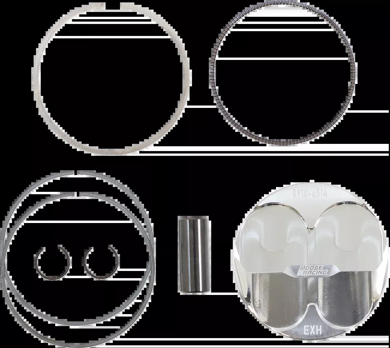 Moose Offroad Piston Kit – 79.00 mm – Honda-MPX2085-P