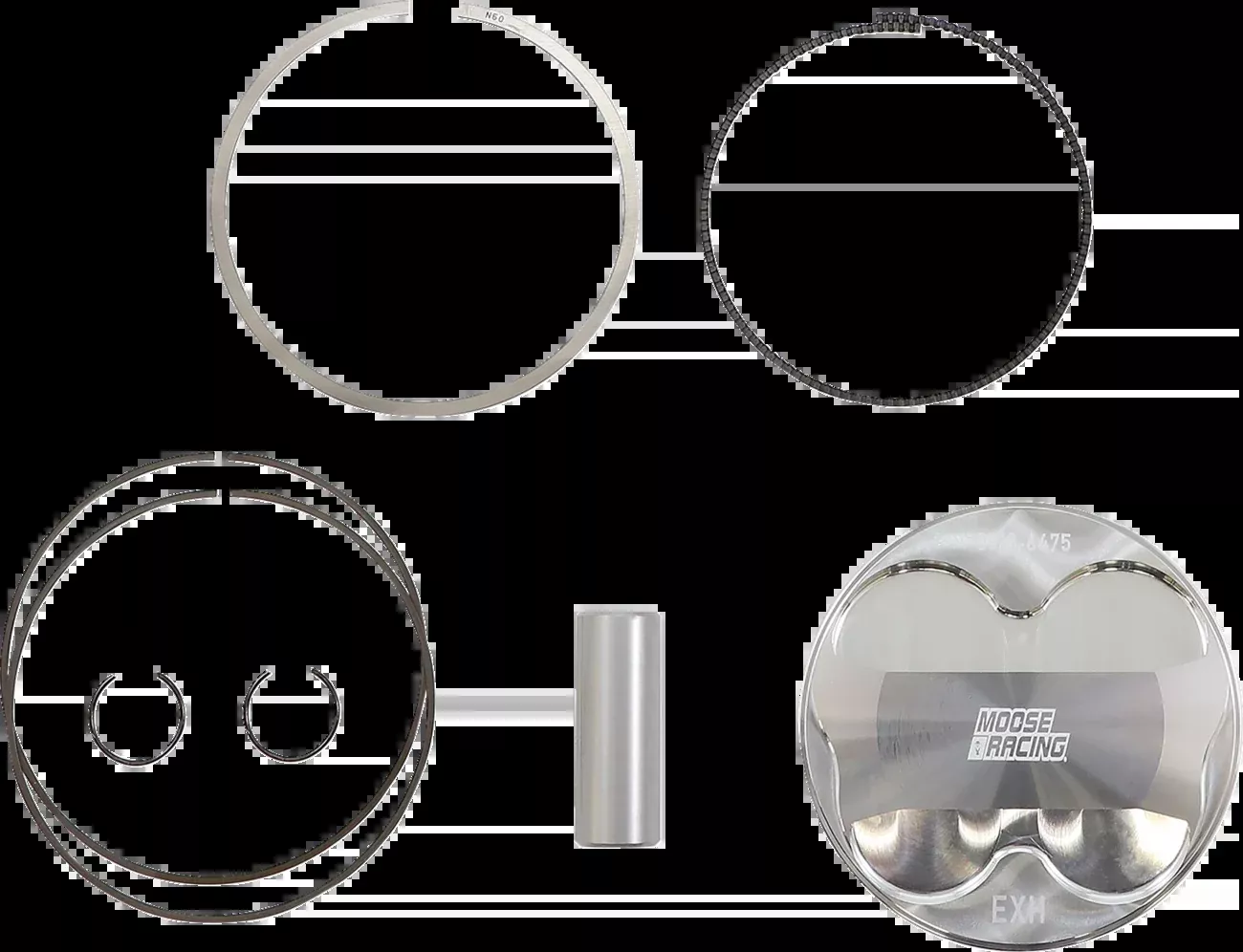 Moose Offroad Piston Kit – 90.00 mm – Suzuki-MP4010A