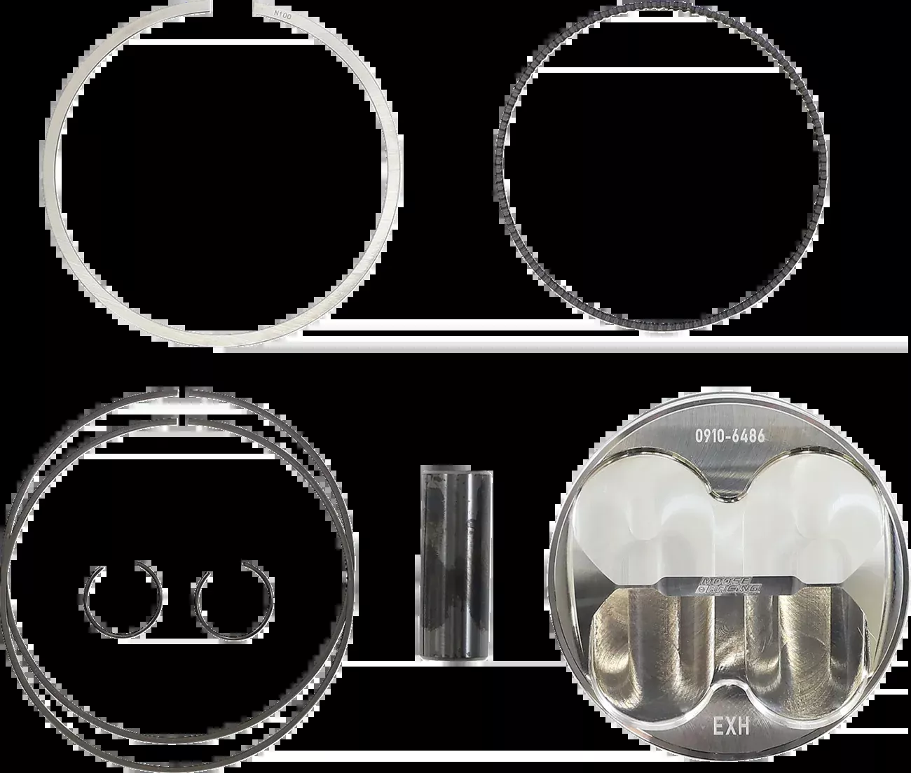 Moose Offroad Piston Kit - 96.00 mm - Honda-MPX2010
