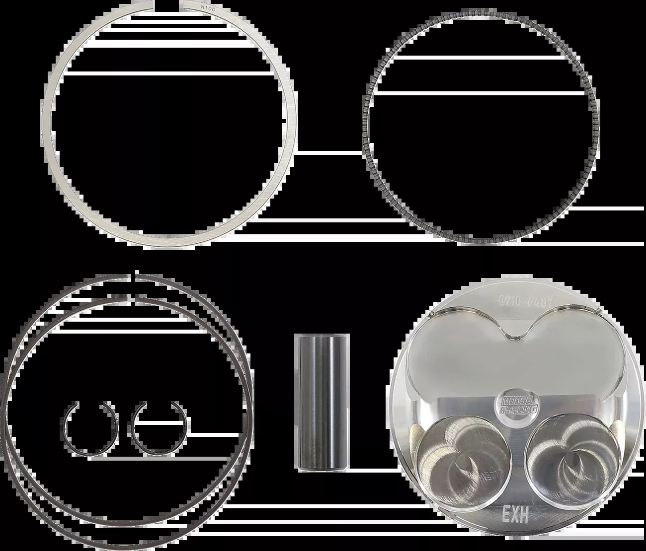 Moose Offroad Piston Kit – 96.00 mm – Honda-MPX2059