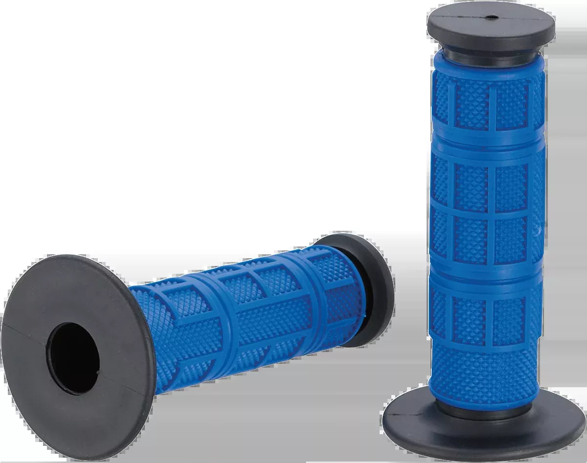 Moose Offroad Qualifier Grips – Full Waffle – Blue-MG-11-UBM