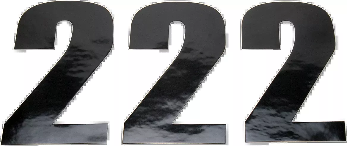 Moose Offroad Race Number 2 – Black – 4.5″-80012