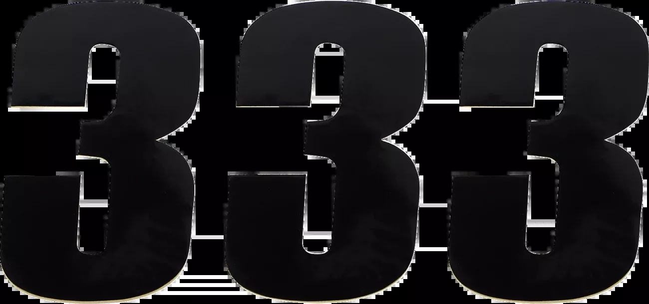 Moose Offroad Race Number 3 – Black – 4.5″-80013