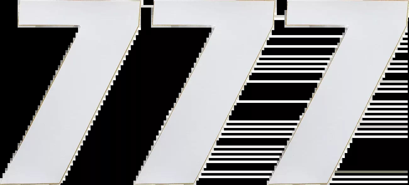 Moose Offroad Race Number 7 – White – 6″-80107