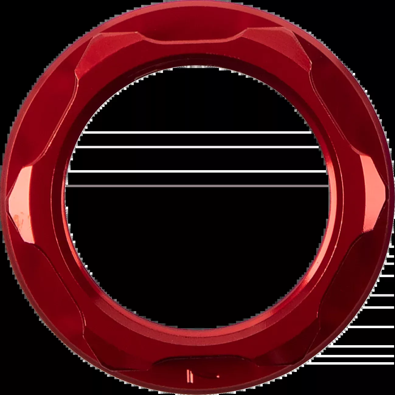 Moose Offroad Steering Stem Nut – Red-C23-1243R