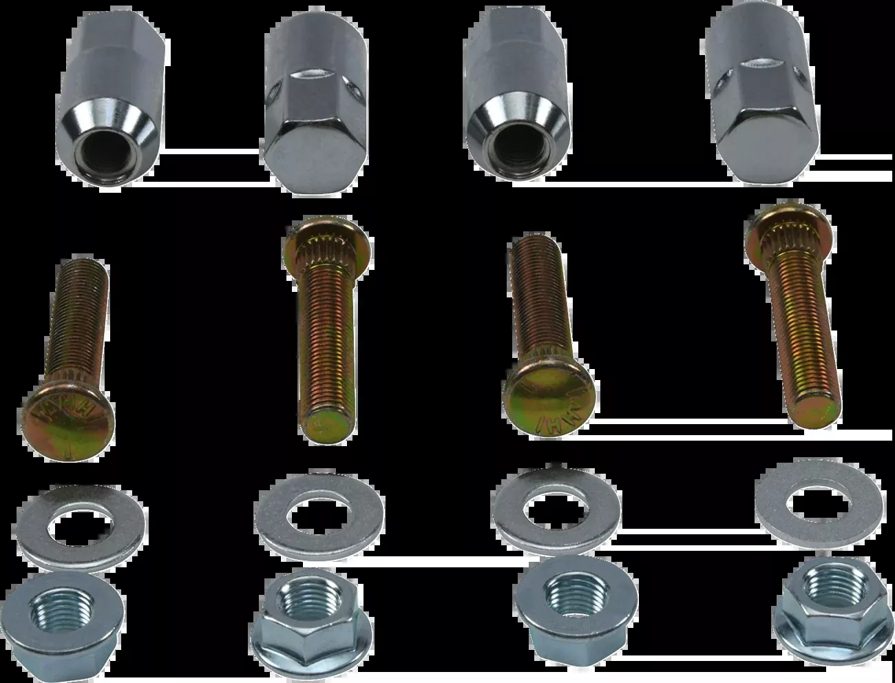 Moose Offroad Wheel Stud/Nut Kit - Front - Polaris RZR 570/Ranger 700/800-85-1130