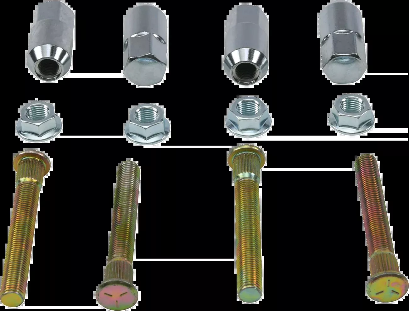 Moose Offroad Wheel Stud/Nut Kit - Front - Polaris RZR 800-85-1135