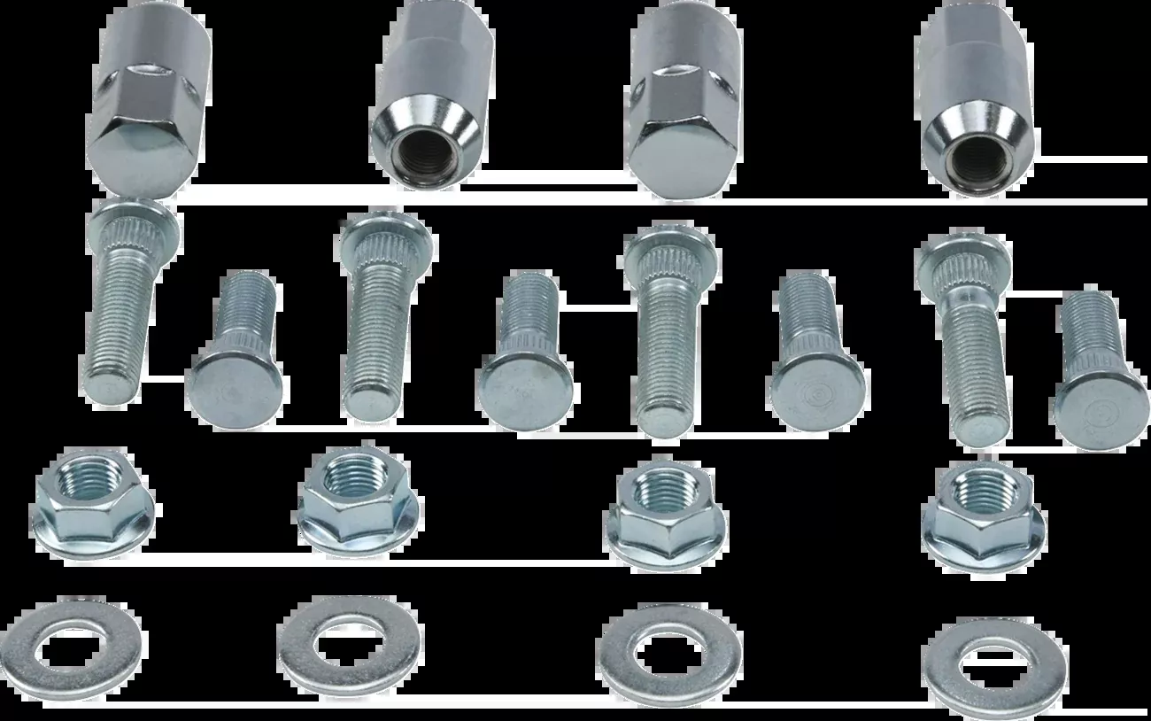 Moose Offroad Wheel Stud/Nut Kit – Front/Rear – ’08 Ranger 700/’05-’08 Sportsman 500/800-85-1132
