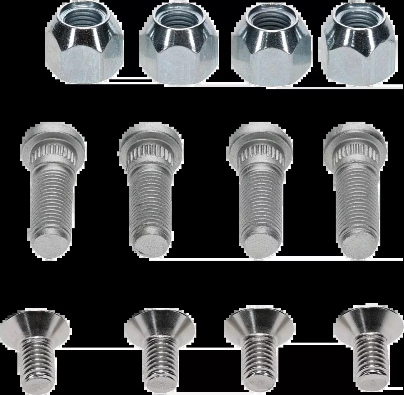Moose Offroad Wheel Stud/Nut Kit - Front/Rear - Can-Am Commander/Outlander-85-1147