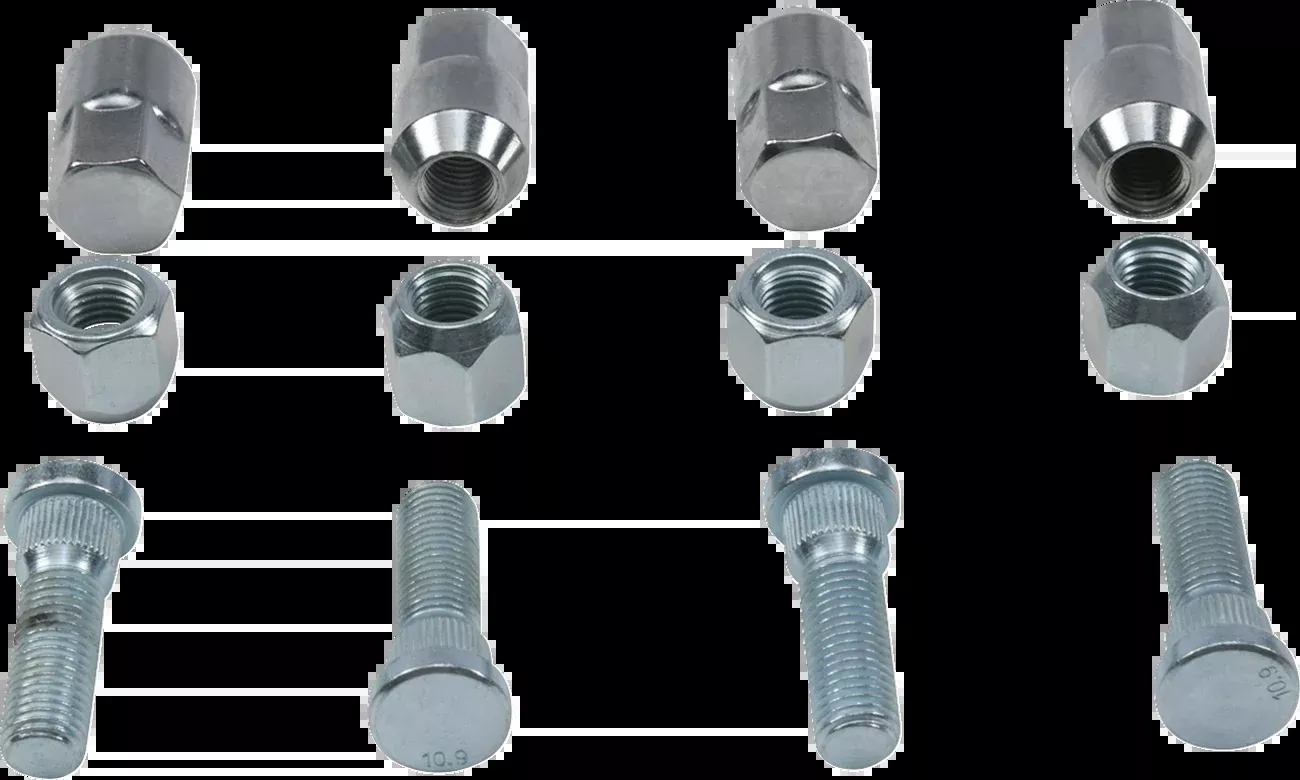 Moose Offroad Wheel Stud/Nut Kit – Front/Rear – Polaris Ranger 570/900/RZR 900-85-1129