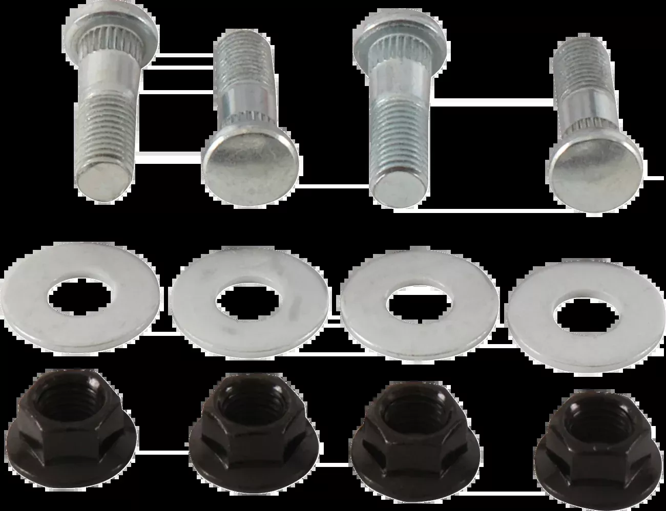 Moose Offroad Wheel Stud/Nut Kit - Front - Suzuki KingQuad 300-85-1122