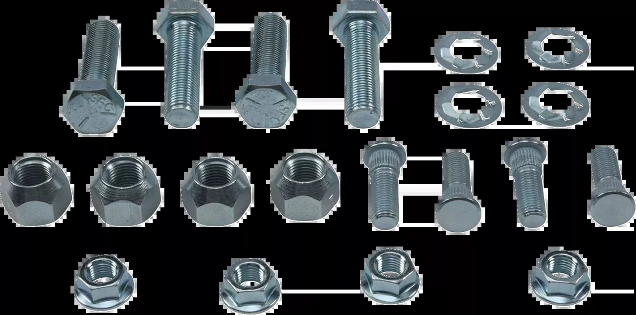 Moose Offroad Wheel Stud/Nut Kit - Rear - Polaris Magnum 325/500-85-1138