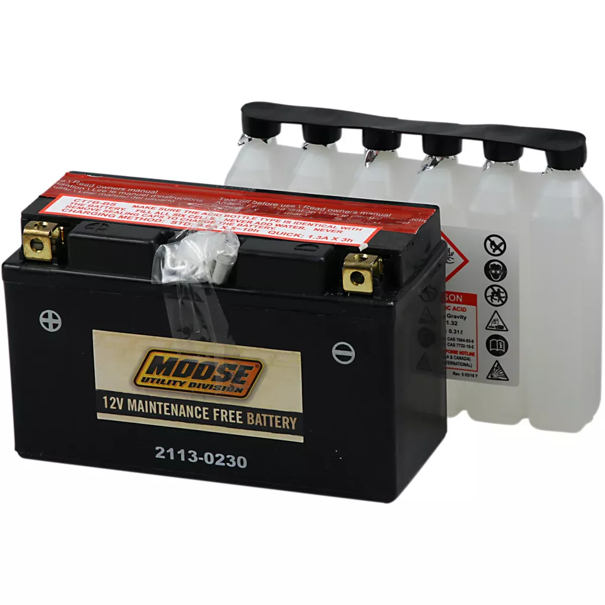 Moose Offroad YT Battery - MT7B-BS Yamaha ATVs 2004-2009