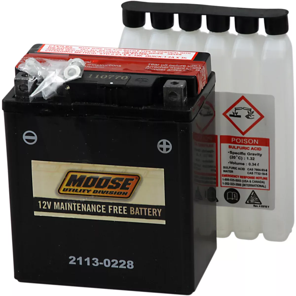 Moose Offroad YTX Battery – MTX7L-BS Kawasaki 450 2008-2014