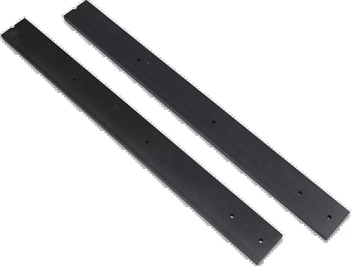 Moose Utility 66" Polyethylene Black 2 Piece UTV ATV Snow Plow Wear Bars