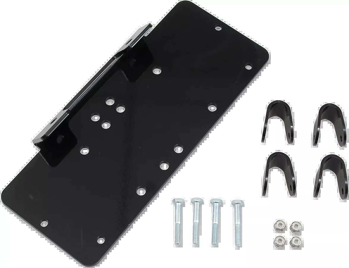 Moose Utility Black ATV Front Winch Mount for 01-04 Honda Foreman Rubicon 500