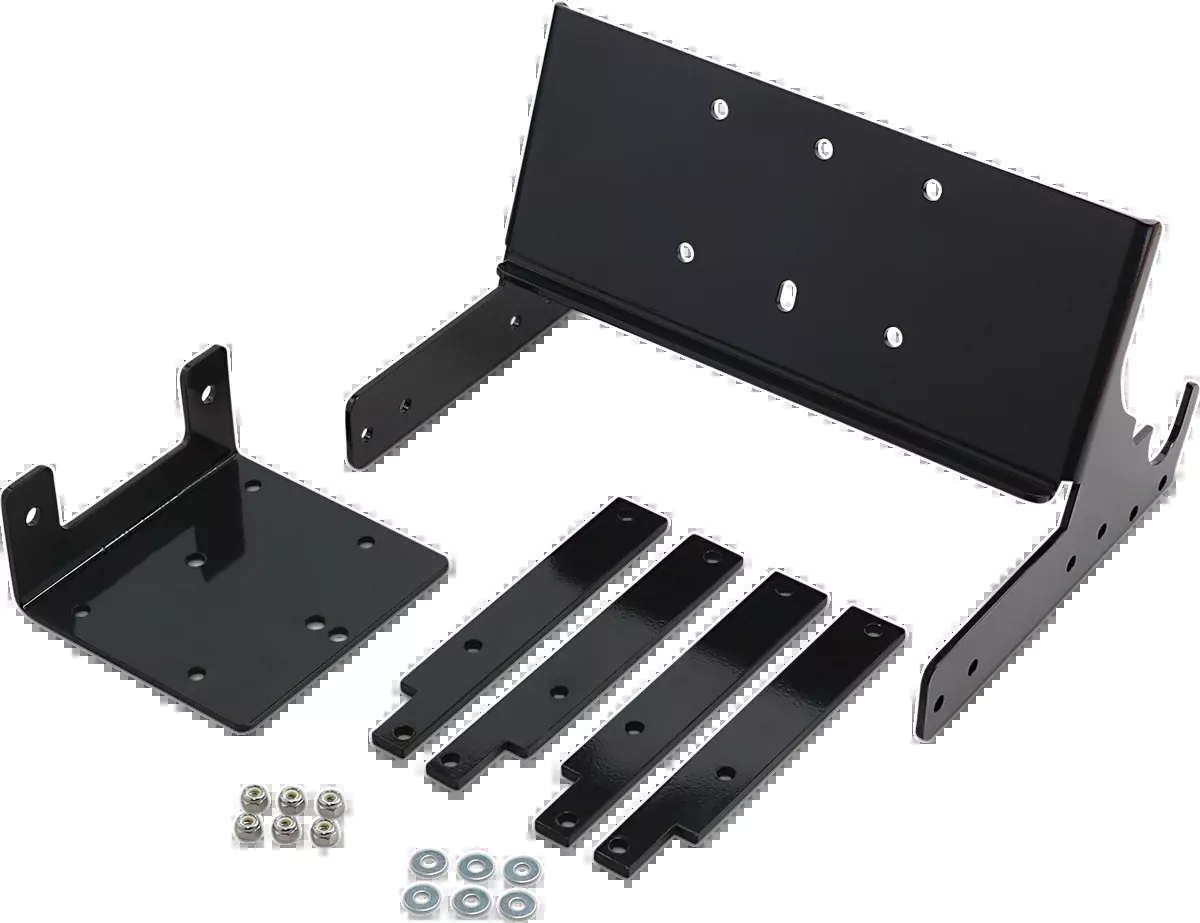 Moose Utility Black ATV Front Winch Mount for 1994-1999 Polaris Big Boss Magnum