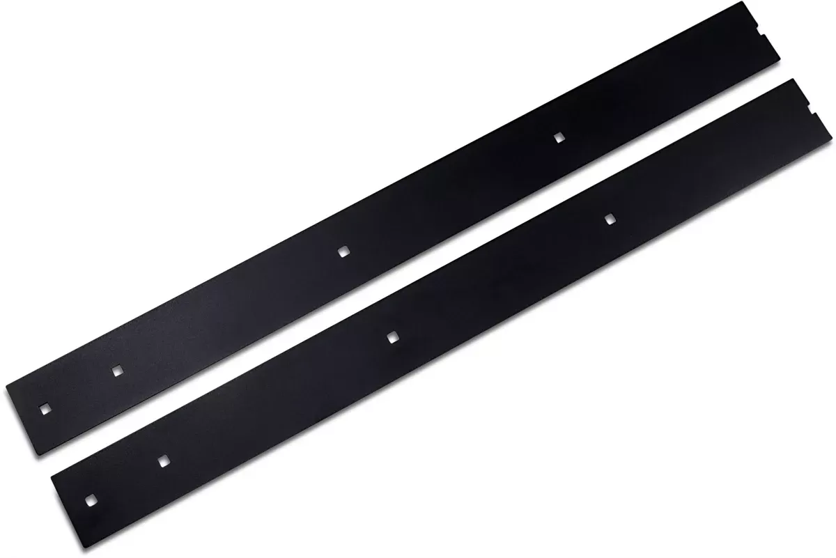 Moose Utility Black ATV UTV 66" Heavy Duty Steel Snow Plow 2 Piece Wear Bar