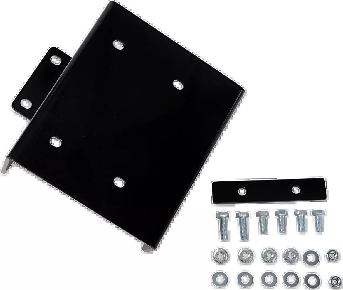 Moose Utility Black Front UTV Side by Side Winch Mount 2016-18 Yamaha Wolverine