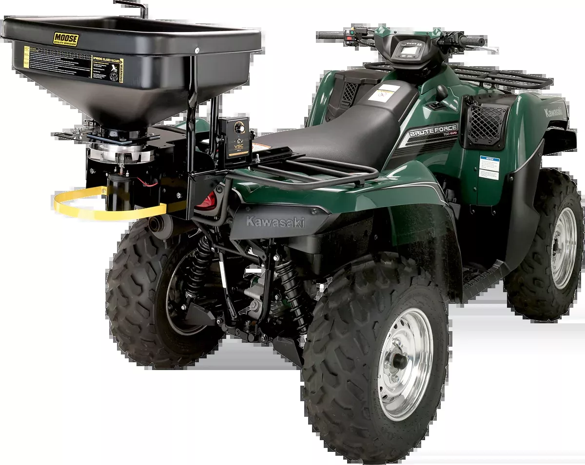 Moose Utility Black Polyethylene Universal ATV Dry Material Spreader Kit