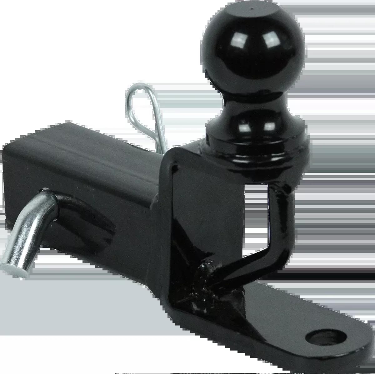 Moose Utility Black Powder Coated Rear Steel ATV UTV 2" Trio Ball & Hitch Kit