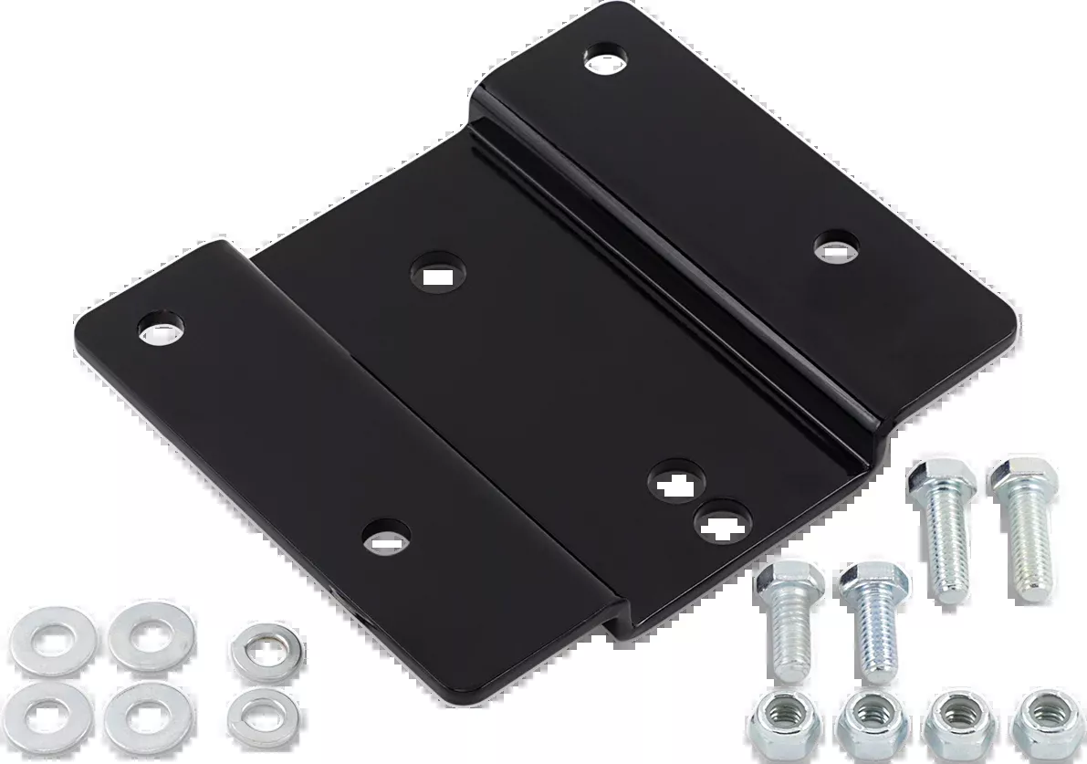 Moose Utility Black UTV Front Winch Mounting Kit for 2005-2008 Kawasaki Mule KAF