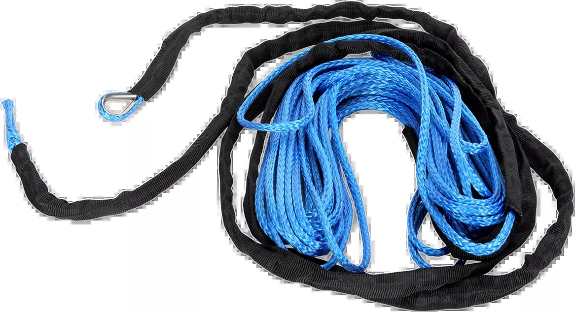 Moose Utility Blue 3/16" x 50' Synthetic Universal ATV Offroad Winch Rope Cable