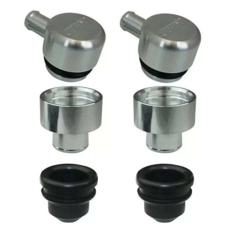 Moroso 68864 COPO 3/4in Hose Valve Cover Breathers
