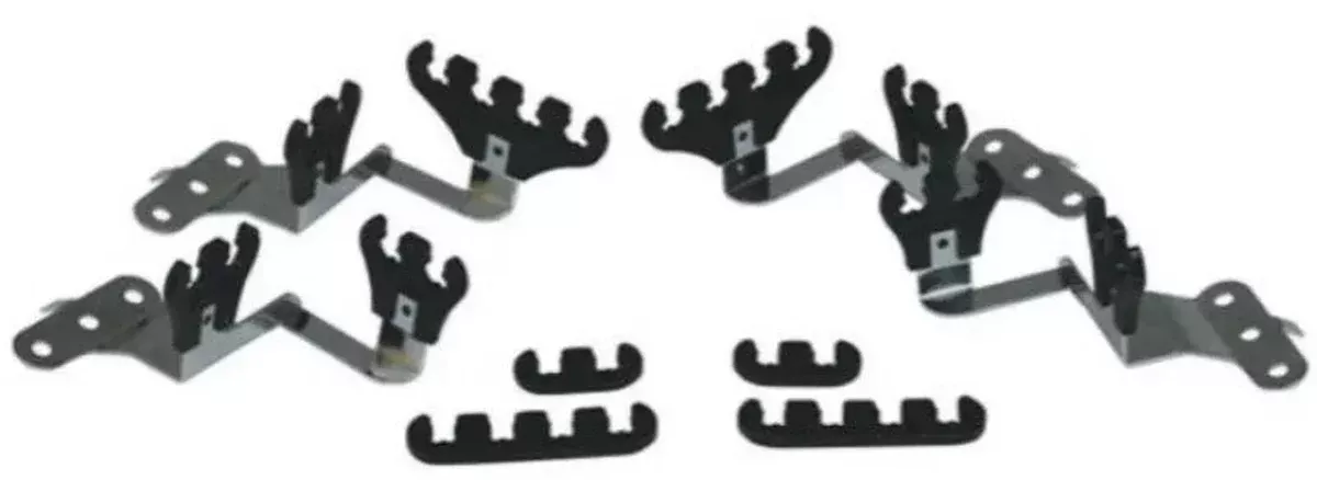 Moroso 72143 Ignition Wire Loom Kit - Centerbolt - 7-9mm - Black fits Chevrolet Small Block