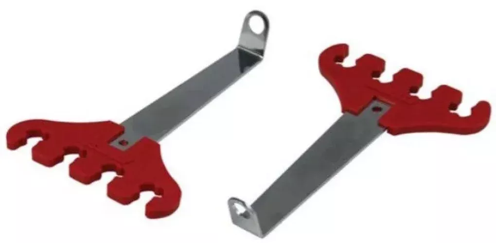 Moroso 72181 4-Hole Ignition Wire Loom Kit - 7-9mm - Red fits Chevrolet Small Block