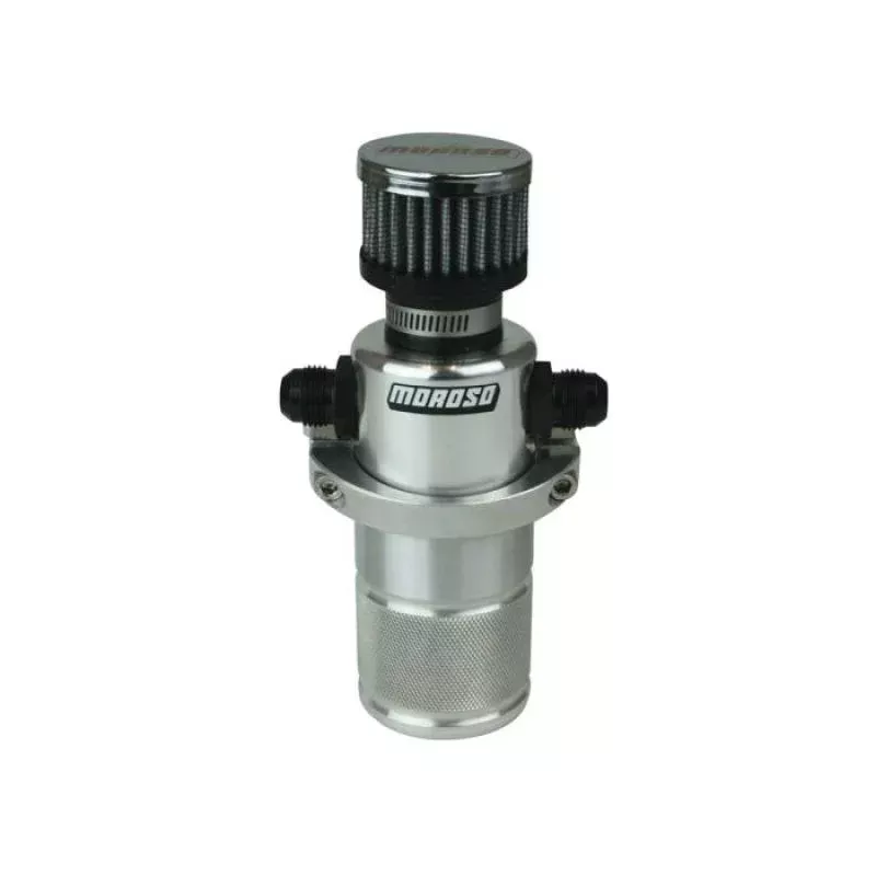 Moroso 85396 Compact Breather Tank – Polished