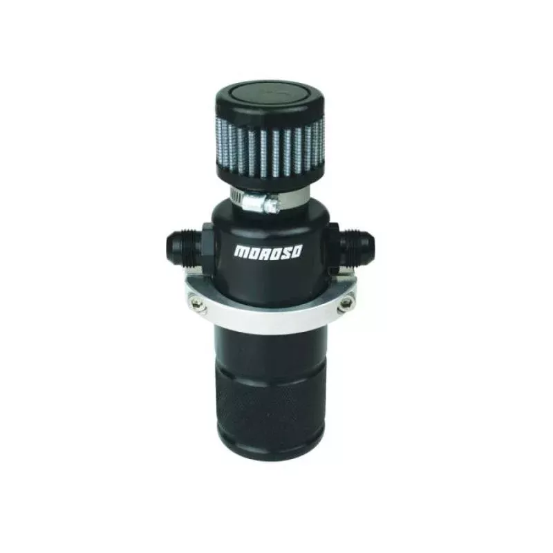 Moroso 85397 Compact Breather Tank – Black