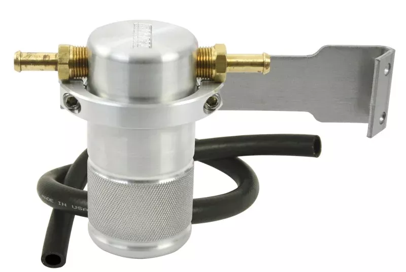 Moroso 85602 Air/Oil Separator Catch Can – Small Body – Billet Aluminum fits 2008-2014 Cadillac CTS-V