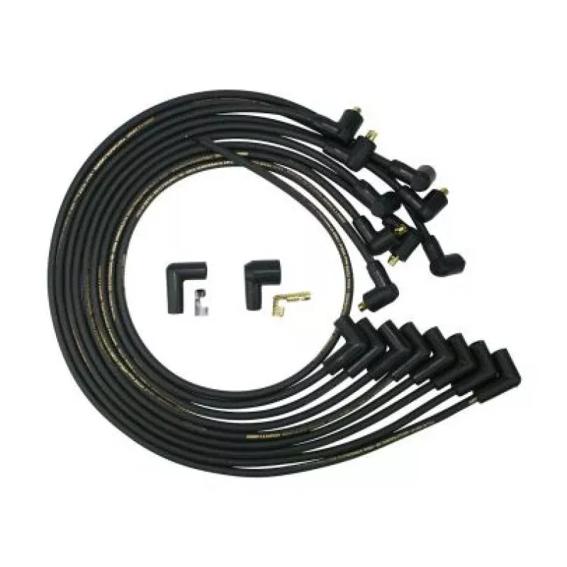 Moroso 9861M Non-HEI Crab Cap Mag Tune 90 Degree Ignition Wire Set fits Chevrolet BBC