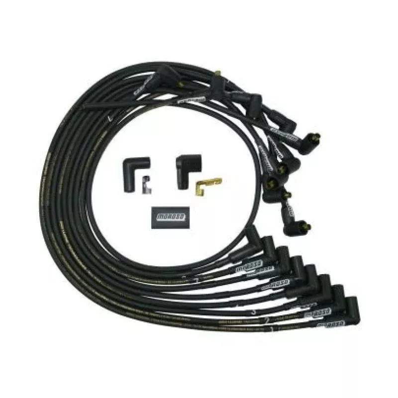 Moroso 9877M Non-HEI Mag Tune 90 Degree Ignition Wire Set fits Chevrolet BBC