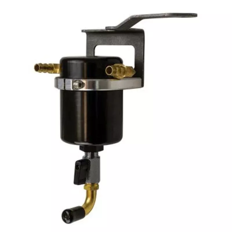 Moroso Air Oil Separator (Black Anodized) fits 2014-2018 GM Trucks 5.3L, 6.2L