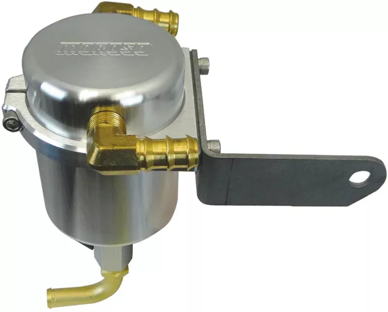 Moroso Air/Oil Separator Catch Can – Billet Aluminum fits 2015-Up Dodge Challenger 5.7L / 6.4L (w/Shaker Hood)