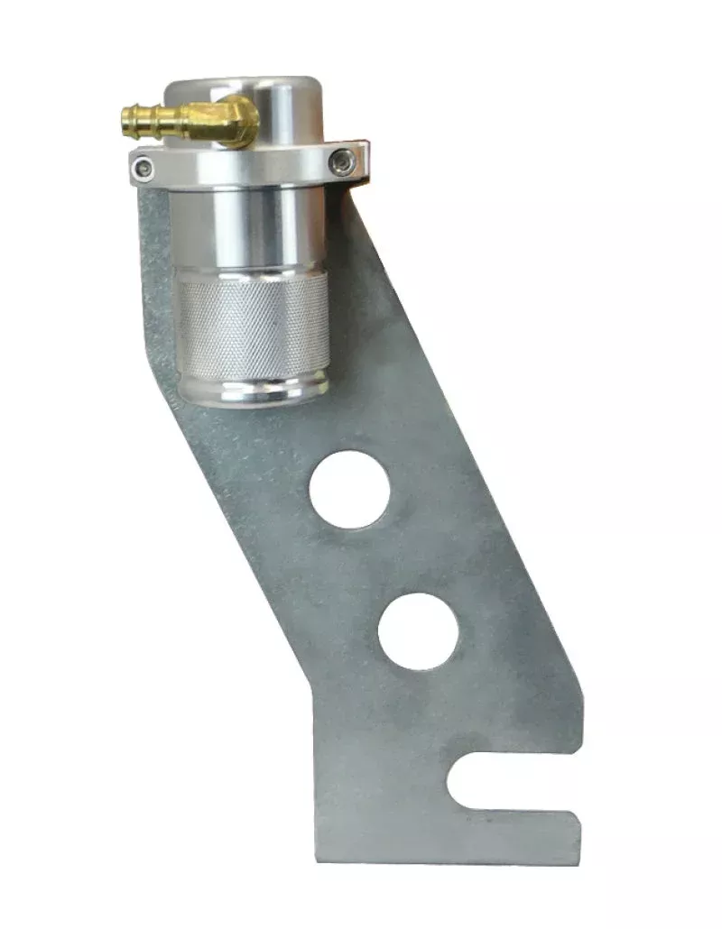 Moroso Air/Oil Separator Catch Can - Small Body - Billet Aluminum fits 1987-1993 Ford Mustang
