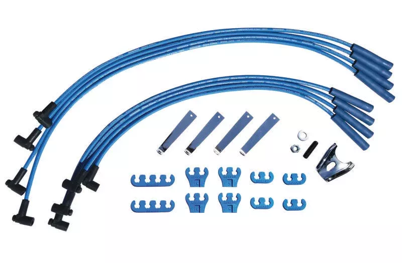 Moroso Ignition Wire Dress-Up Kit – HEI – Blue Max – Spiral Core fits Chevrolet Big Block