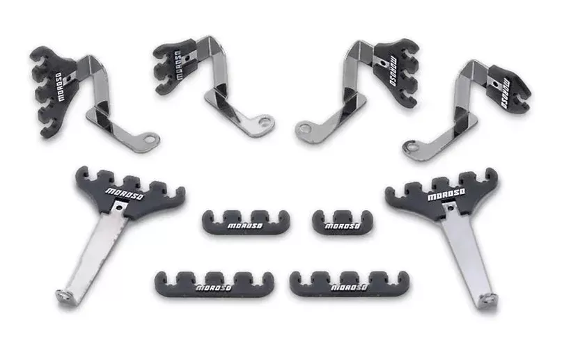 Moroso Ignition Wire Loom Kit - 7-9mm - Black fits Ford Small Block