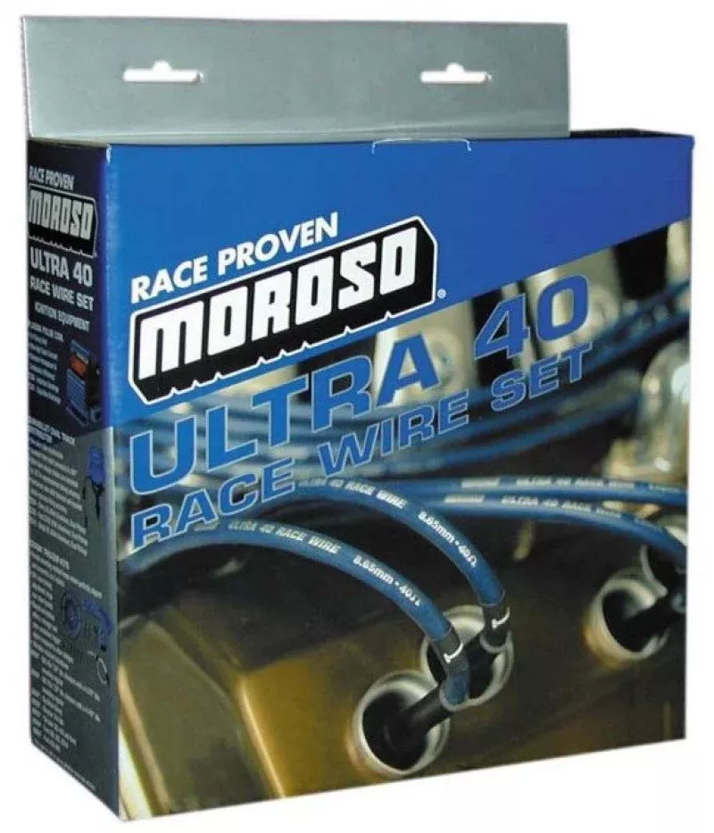 Moroso Ignition Wire Set – Ultra 40 – Unsleeved – Blue fits 2003-2005 Dodge 5.7L Hemi