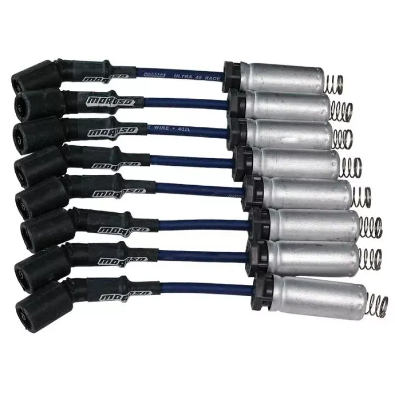 Moroso Ignition Wire Set – Ultra 40 – Unsleeved – Coil-On – 8in Wire – Blue fits GM LS