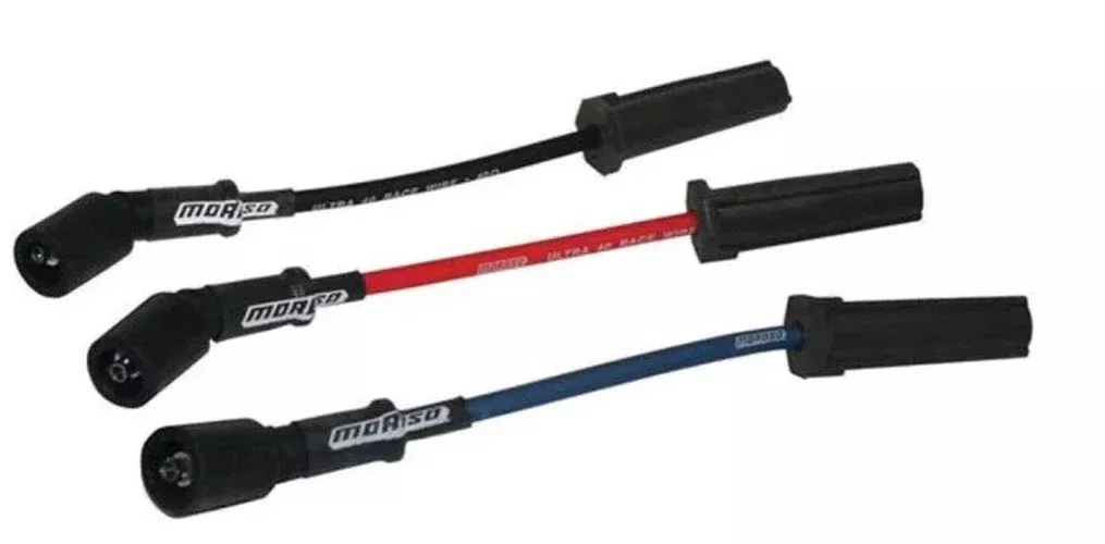 Moroso Ignition Wire Set – Ultra 40 – Unsleeved – Coil-On – 9.75in Wire – Black fits GM LS